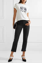 Thumbnail for your product : J Brand Selena Cropped Mid-rise Flared Jeans