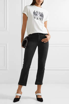 J Brand Selena Cropped Mid-rise Flared Jeans