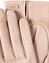 Thumbnail for your product : Prada Logo-Plaque Slip-On Gloves