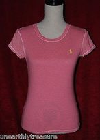 Thumbnail for your product : Polo Ralph Lauren NWT SPORT Women's T-Shirt Top Stripe KNIT Tee Crew Neck Shirt