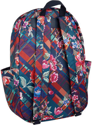 Accessorize Orson Floral Check Dome Backpack