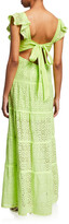 Thumbnail for your product : Alice + Olivia Jules Tie-Back Paneled Maxi Dress