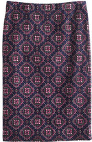 Thumbnail for your product : J.Crew No. 2 pencil skirt in medallion paisley