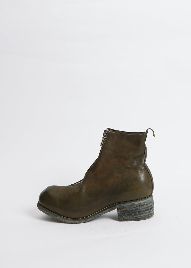 Guidi Leather Front Zip Boot PL1