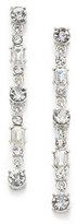 Thumbnail for your product : ABS by Allen Schwartz Faceted Linear Earrings/Silvertone