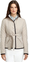 Thumbnail for your product : Brooks Brothers Quilted Belted Jacket