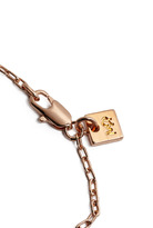 Thumbnail for your product : Maria Francesca Pepe MFP- MariaFrancescaPepe Bullet Pendant With Swarovski Crystal Stud Drop Down