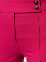 Thumbnail for your product : Veronica Beard Vaughn cropped flare trousers