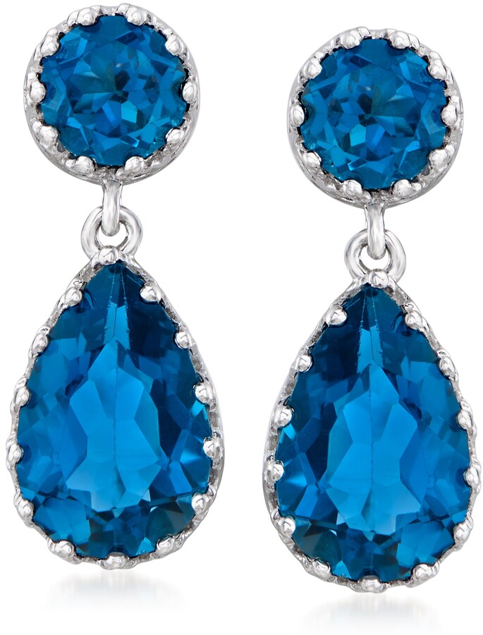 Blue Topaz Earrings | Shop the world's largest collection of 