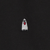 Thumbnail for your product : Paul Smith Men's Black Ghost-Motif Loopback-Cotton Sweatshirt