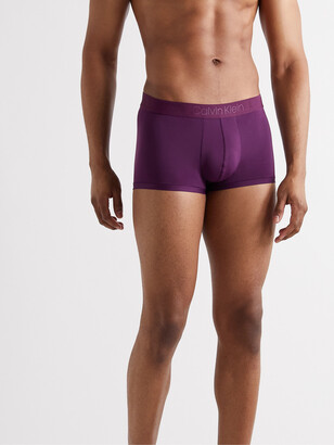 Calvin Klein Underwear Stretch-Jersey Boxer Briefs - Men - Purple - M -  ShopStyle