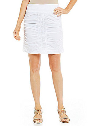 XCVI Ruched Trace Pull-On Pencil Skirt