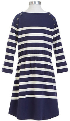 Nautica Little Girls' Striped Dress (2T-7)