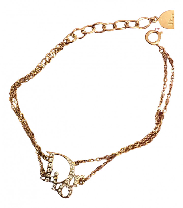 Christian Dior Oblique Gold Steel Bracelets ShopStyle