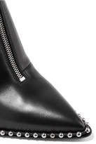 Thumbnail for your product : Alexander Wang Eri Studded Leather Ankle Boots - Black