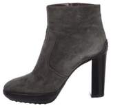 Thumbnail for your product : Tod's Suede Ankle Booties