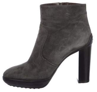 Tod's Suede Ankle Booties
