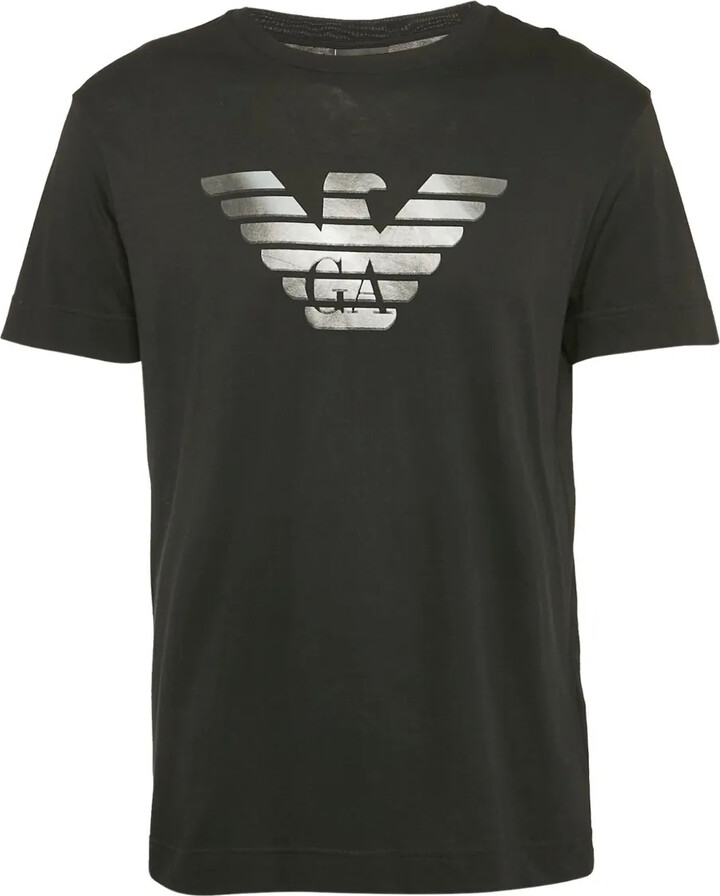 Emporio Armani Pre-Owned eagle logo-print T-shirt