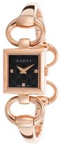 Thumbnail for your product : Gucci Women's Tornabuoni Rose-Tone Steel Black Dial