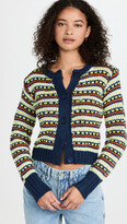 Thumbnail for your product : ENGLISH FACTORY Multi Stripe Cardigan