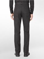 Thumbnail for your product : Calvin Klein Mens Straight Fit Heathered Grey Cotton Pants