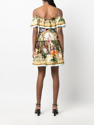 Philipp Plein Leopard -Print Mini Dress