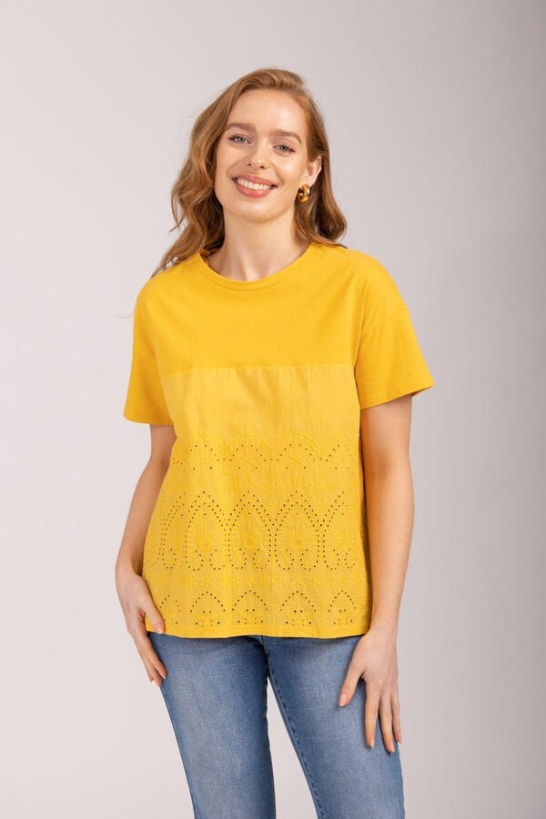 Mudflower Broderie Anglaise TShirt ShopStyle