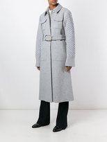 Thumbnail for your product : Stella McCartney belted knit sleeves coat
