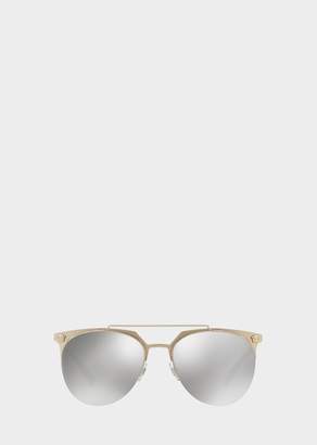 Versace Gold #Frenergy Pilot Sunglasses