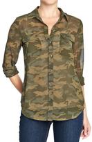 Thumbnail for your product : Old Navy Women's Camo-Print Tops