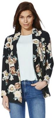 F&F Floral Print Double Breasted Blazer, Women's