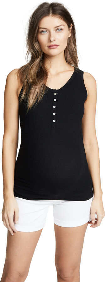 Ingrid & Isabel Henley Rib Nursing Tank
