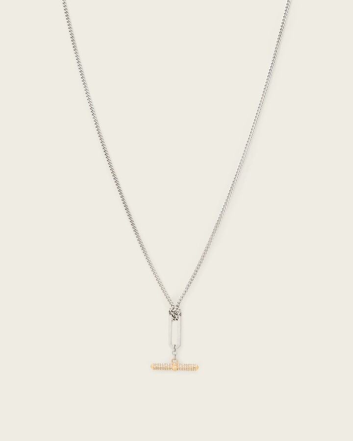 AllSaints April T-Bar Necklace