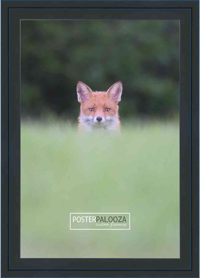 Poster Palooza 30x30 Frame Black Solid Wood Picture Square  Frame Includes UV Acrylic, Foam Board Backing & Hanging Hardware