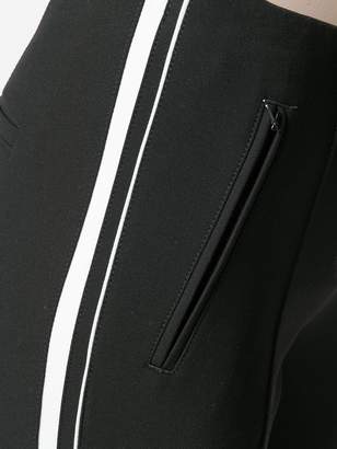 Cambio side stripe cigarette trousers