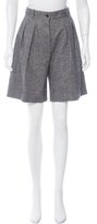 Thumbnail for your product : Jil Sander Navy Wool-Blend Herringbone Shorts w/ Tags