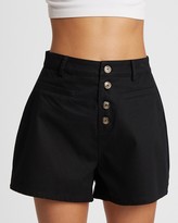 Thumbnail for your product : Calli - Women's Black High-Waisted - Shani Shorts - Size 18 at The Iconic