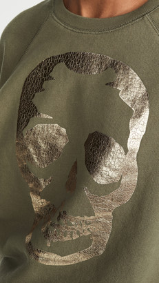 Zadig & Voltaire Upper Skull Gold Sweatshirt