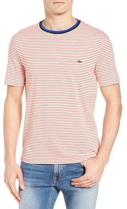 Lacoste Men's Stripe Ringer T-Shirt