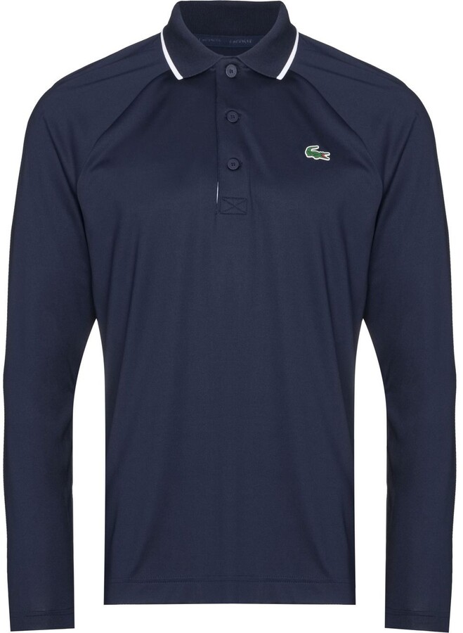 Lacoste Long Sleeve Polo Shirts For Men | ShopStyle