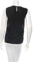 Thumbnail for your product : Maje Sleeveless Silk Top