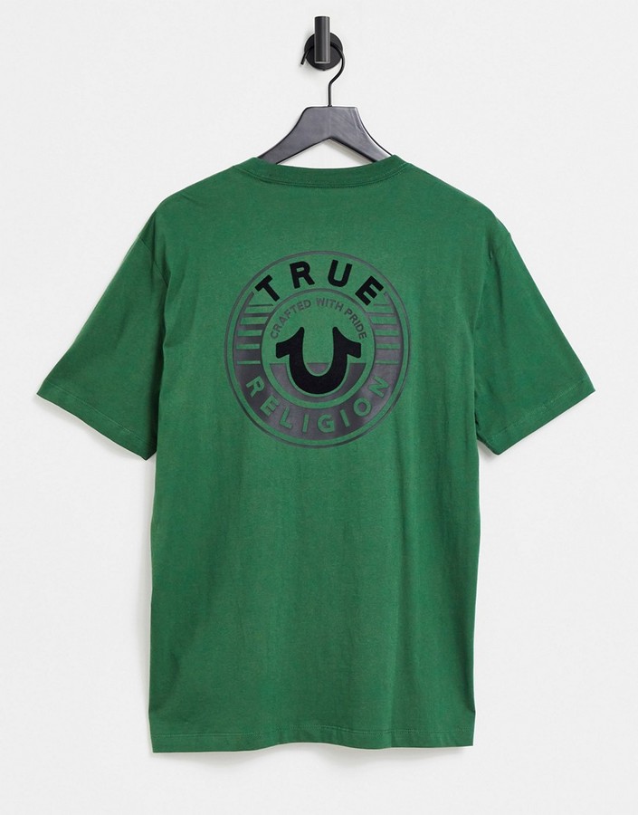olive green true religion shirt