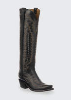 Thumbnail for your product : Lucchese Priscilla Suede Western Knee Boots (Made to Order)