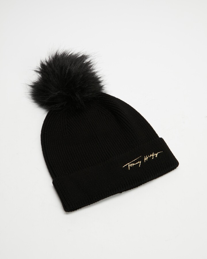 3d adicolor pom pom cuff beanie