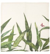 Thumbnail for your product : SUMMERILL & BISHOP Set Of Four Les Palmiers Linen Napkins - Green White