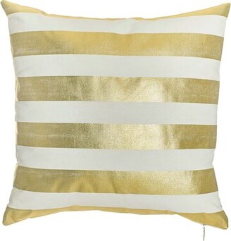 The Holiday Aisle Jefferson Creek Cotton Striped 18" Throw Pillow Cover