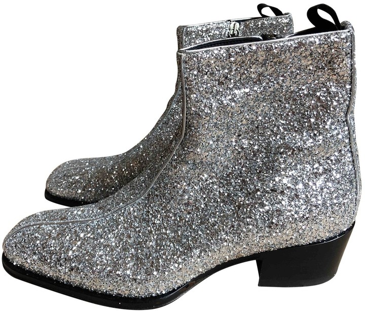 giuseppe zanotti glitter boots