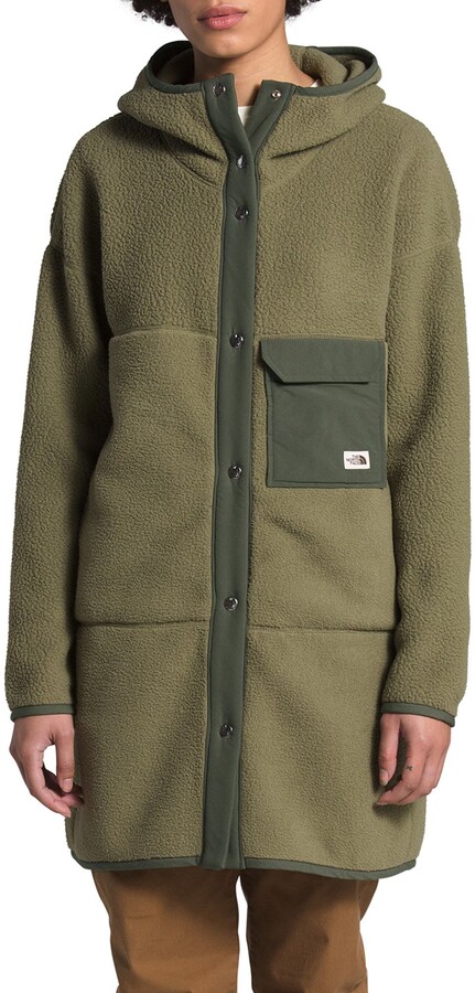 Mashup fleece hooded coat Clearance