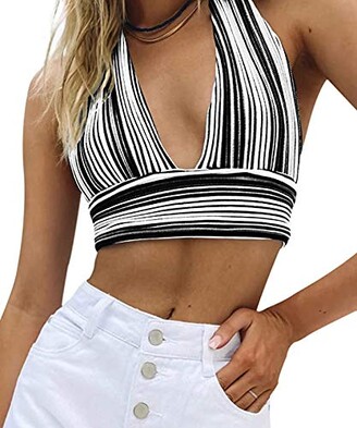 black halter neck top uk