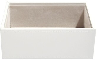 Stackers Mini Watch Accessories Layer White Jewellery Box
